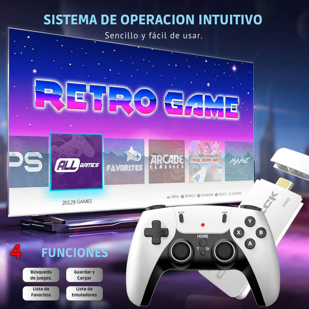 Consola Retro M15 Pro, Más de 20,000 Juegos y Diversión sin Límites 🎮✨