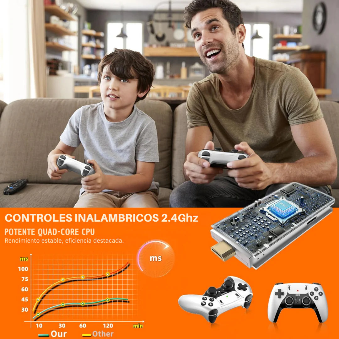 Consola Retro M15 Pro, Más de 20,000 Juegos y Diversión sin Límites 🎮✨