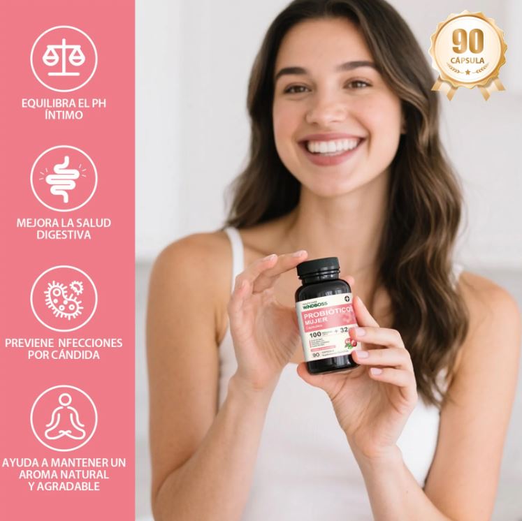 Windboss WomenCare™:Salud íntima y digestiva en una sola cápsula