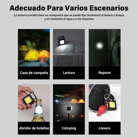 Mini Linterna LED MULTIFNCIONAL de alta potencia