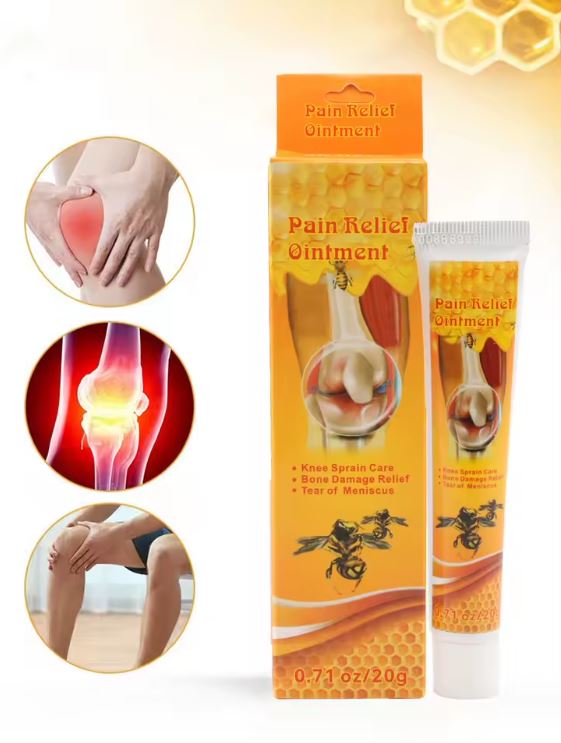 BeeRelief Crema™:¡Alivio muscular rápido y natural con el poder de la abeja!
