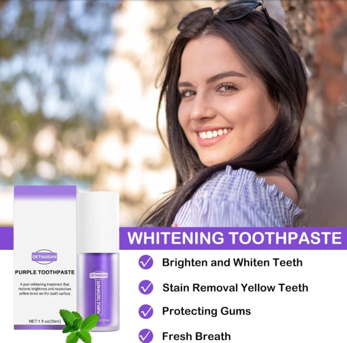LumiSmile Purple™:🌟 ¡Transforma tu sonrisa en días con el poder del morado!😁🦷