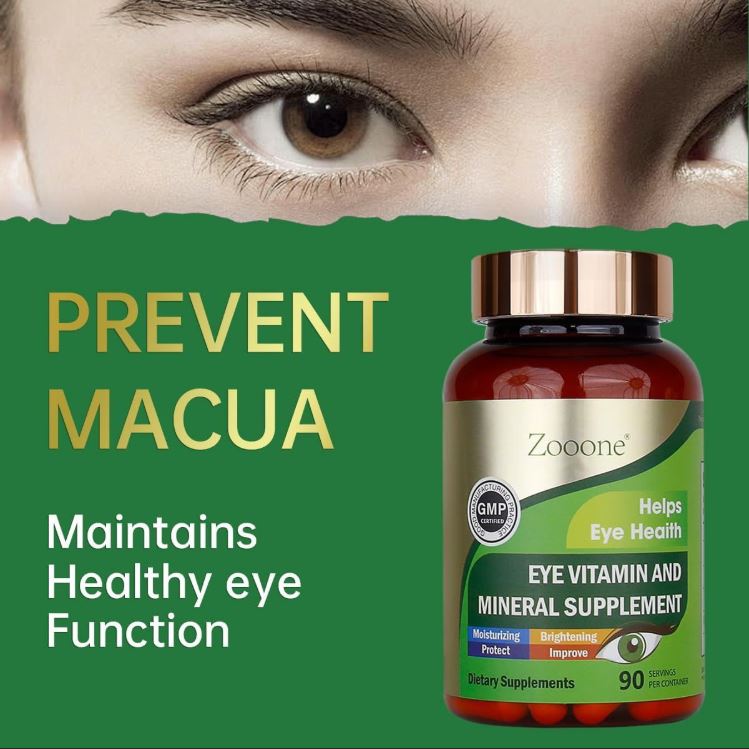 VisiónMax 360™:Luteína, Zeaxantina y vitaminas esenciales para proteger tus ojos de la luz azul, la fatiga y el envejecimiento ocular 90 CAPSULAS
