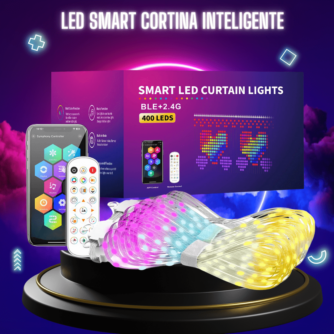 Cortina Inteligente LED Smart RGB ✨