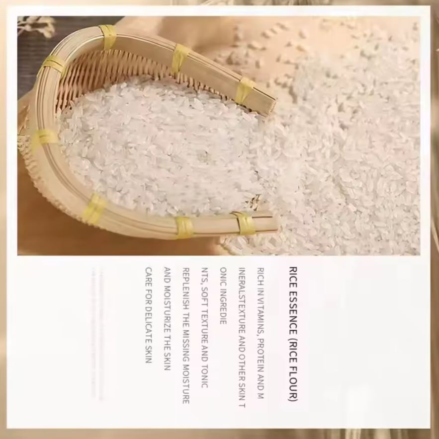 RiceGlow™:El poder del arroz blanco y ácido hialurónico en tu piel