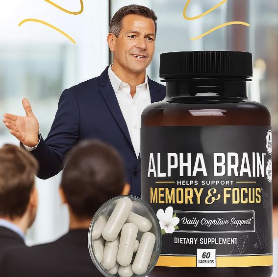 Alpha Brain Focus™:Optimiza memoria, concentración al 100 % y velocidad de pensamiento 60capsulas