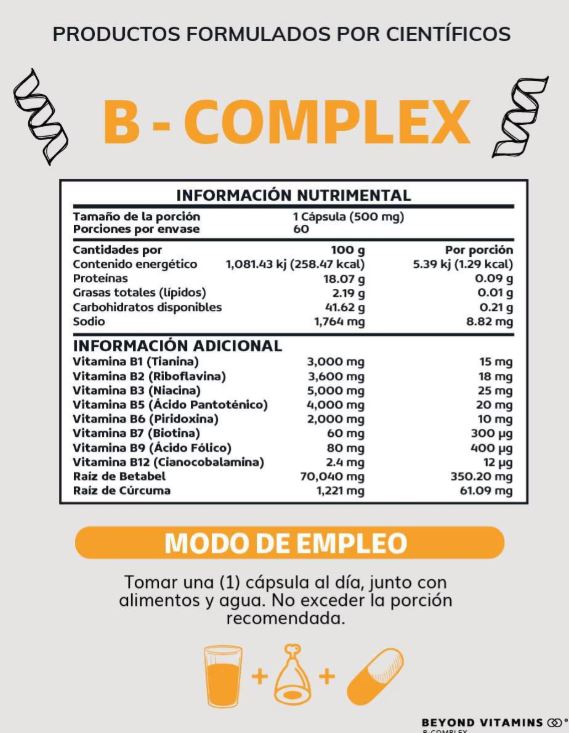 NeuroBoost B-Complex:⚡ ¿Cansancio, estrés o falta de enfoque? Tu cuerpo necesita estas vitaminas B