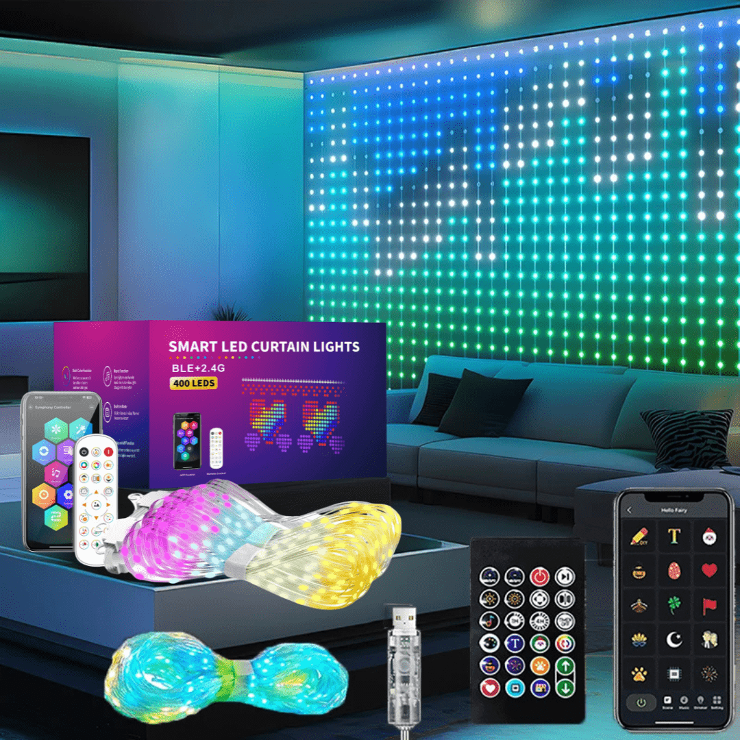 Cortina Inteligente LED Smart RGB ✨