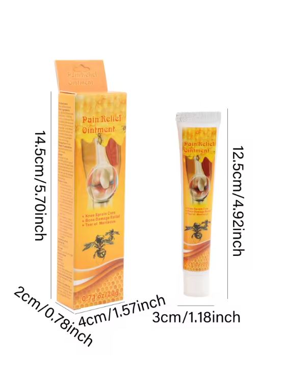 BeeRelief Crema™:¡Alivio muscular rápido y natural con el poder de la abeja!