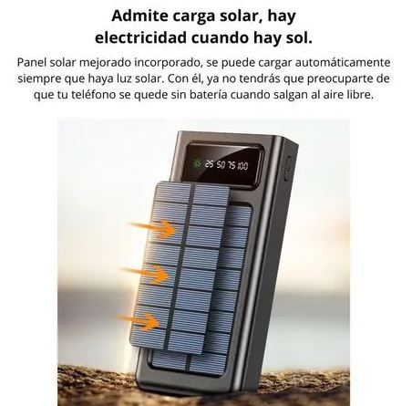 SmartVolt : ¡Adiós a los apagones! Descubre el power bank que se carga con el sol 🌞🔋