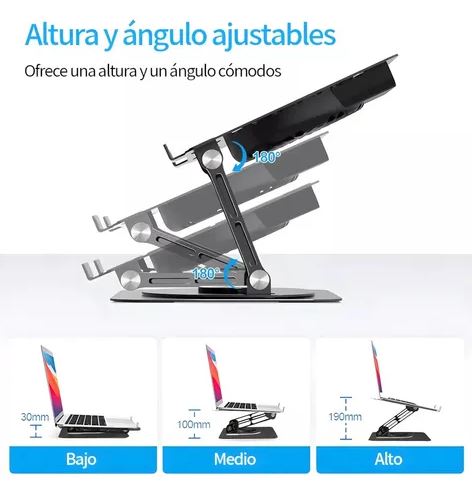 CoolStand™ Pro :🧊⚙️ Soporte con ventilador que cuida tu laptop y tu postura