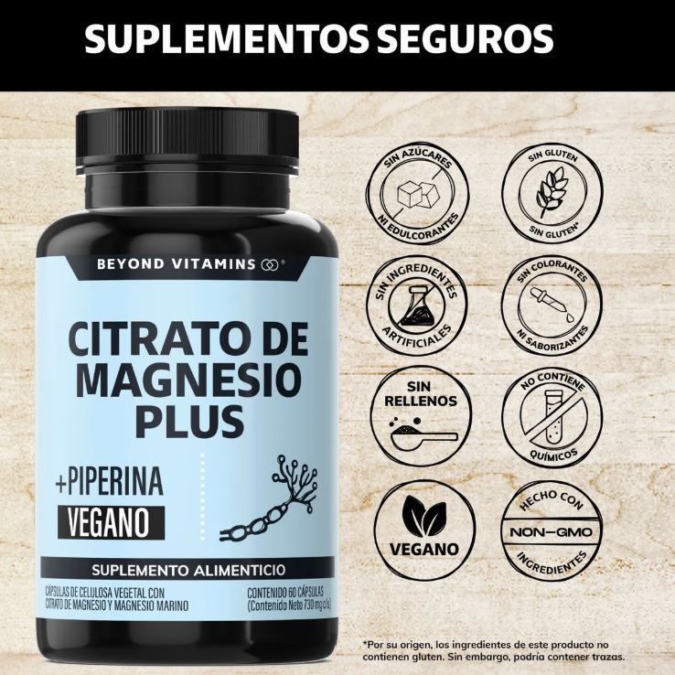 Beyond Vitamins | Citrato de Magnesio Plus