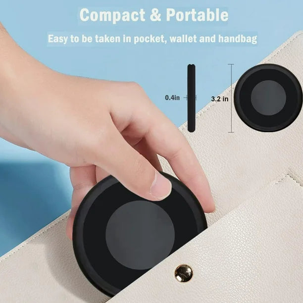 Caja de almacenamiento de cables de datos portátil multifuncional Sin espejo