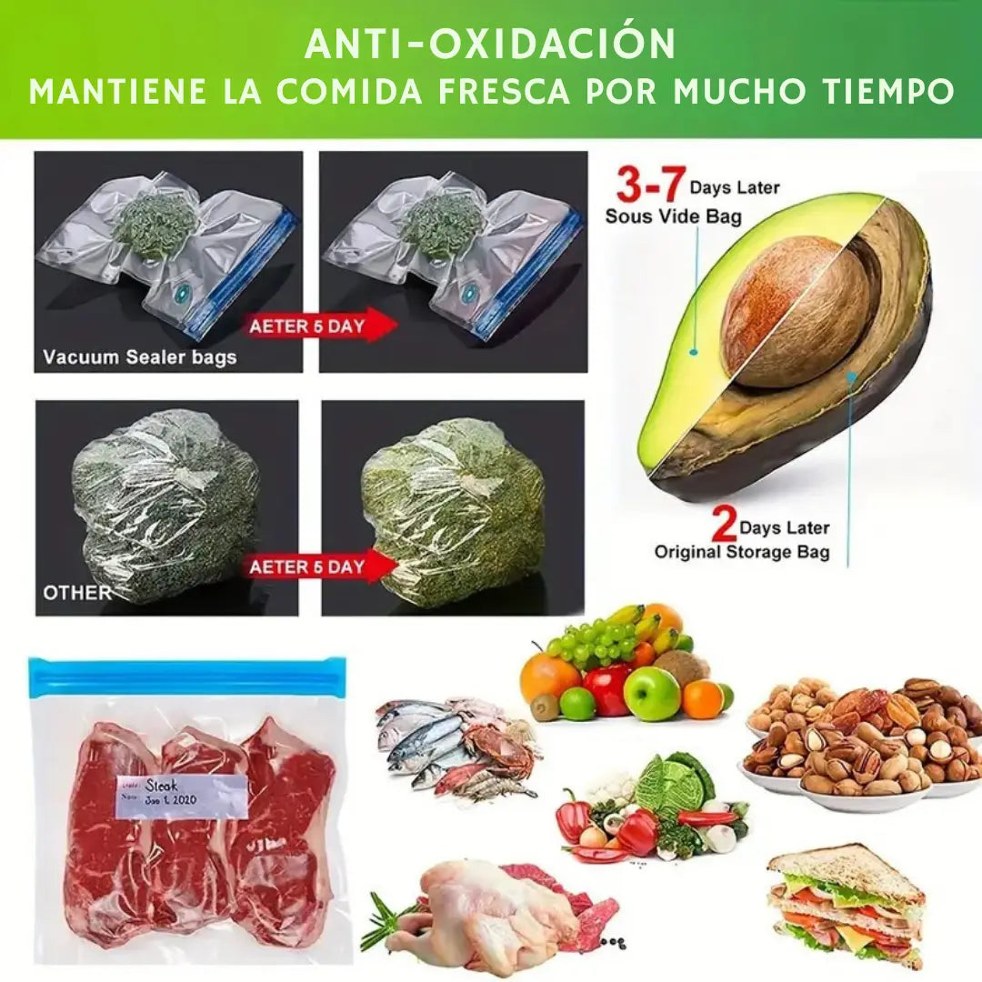 Mini Aspiradora de vacío - Máxima conservación de alimentos