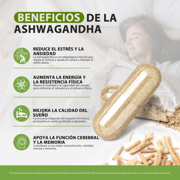 AshwaPower™:Duerme mejor, despierta con más vitalidad y foco cada día