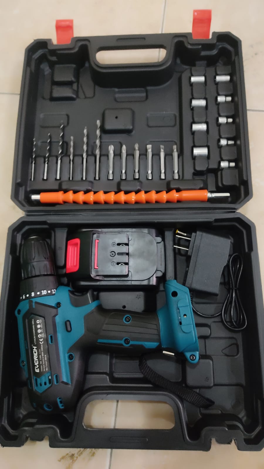 Taladro INALAMBRICO 🧰 Kit De Destornillador Eléctrico 12v