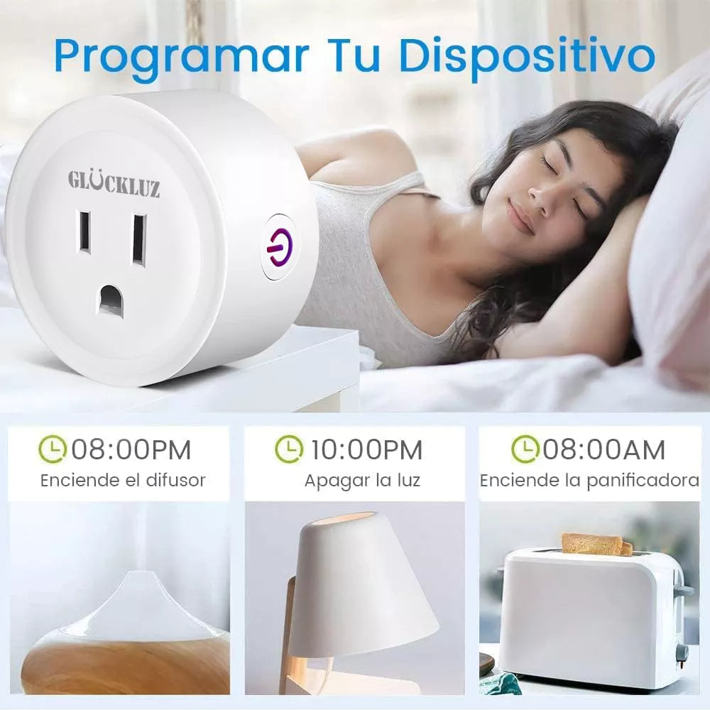 Pack de 2 Enchufes Inteligentes Smart Plug - Alexa - Google Home