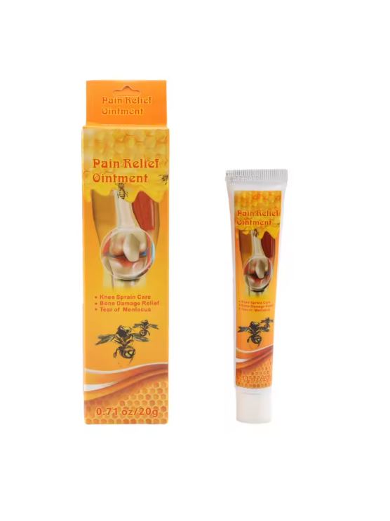 BeeRelief Crema™:¡Alivio muscular rápido y natural con el poder de la abeja!