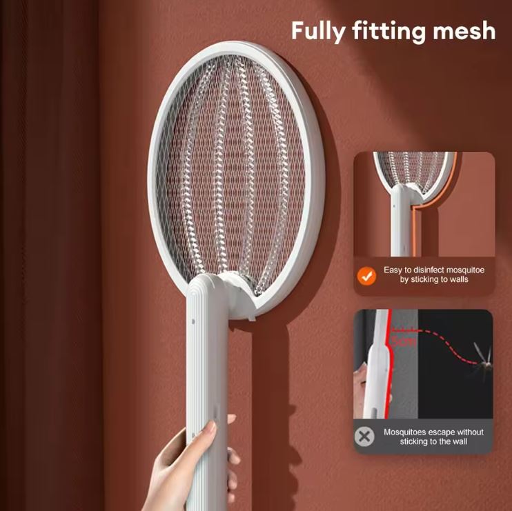 Matamoscas Eléctricos Plegables, Dispositivos Portátiles para Insectos con Función de Atracción de Luz Morada