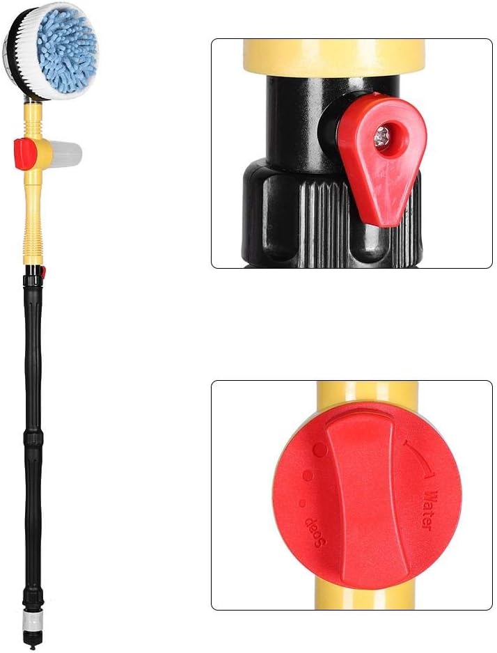 Kit De Cepillos Para La Limpieza Del Coche Espuma Giratorios