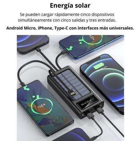 SmartVolt : ¡Adiós a los apagones! Descubre el power bank que se carga con el sol 🌞🔋