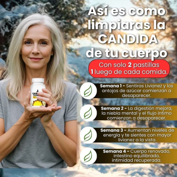 Cándida Cleanse MX™:Recupera tu energía desde adentro, dile adiós a la hinchazón