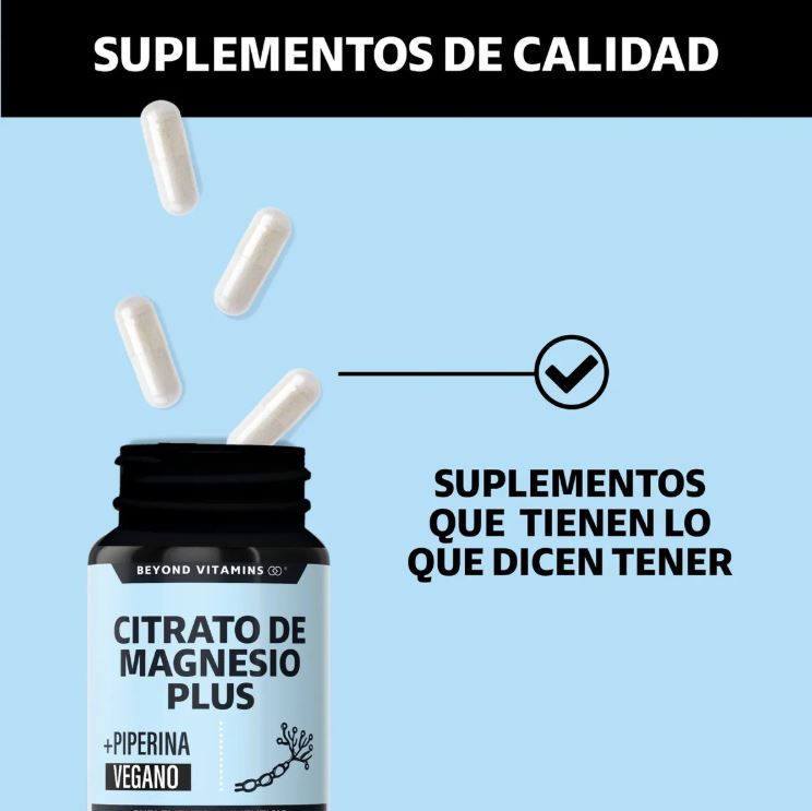 Beyond Vitamins | Citrato de Magnesio Plus