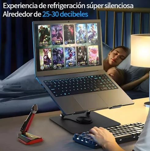 CoolStand™ Pro :🧊⚙️ Soporte con ventilador que cuida tu laptop y tu postura