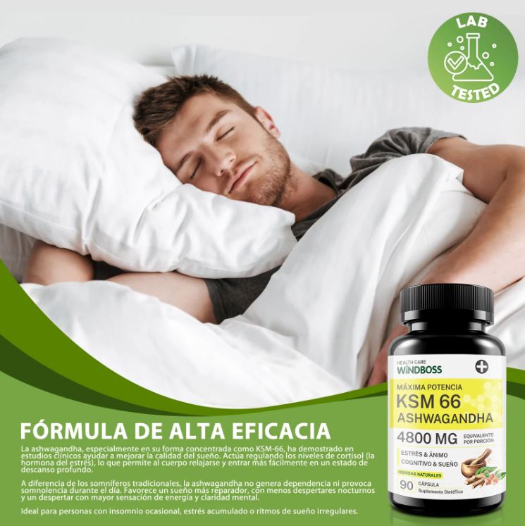 AshwaPower™:Duerme mejor, despierta con más vitalidad y foco cada día