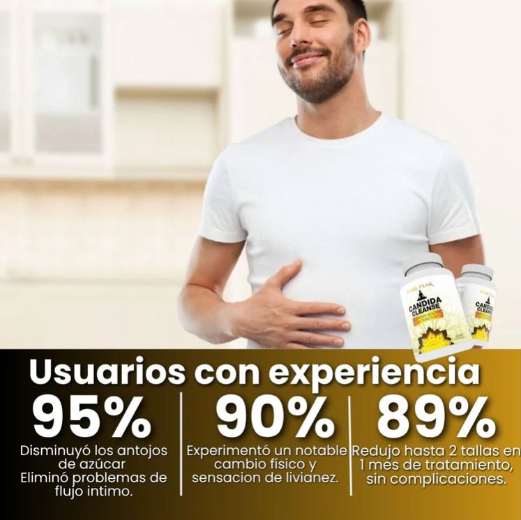 Cándida Cleanse MX™:Recupera tu energía desde adentro, dile adiós a la hinchazón