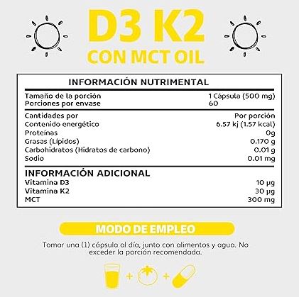 VitaFusion D3-K2 + MCT:🧠 ¿Baja energía o huesos débiles? Tu cuerpo necesita esta combinación esencial