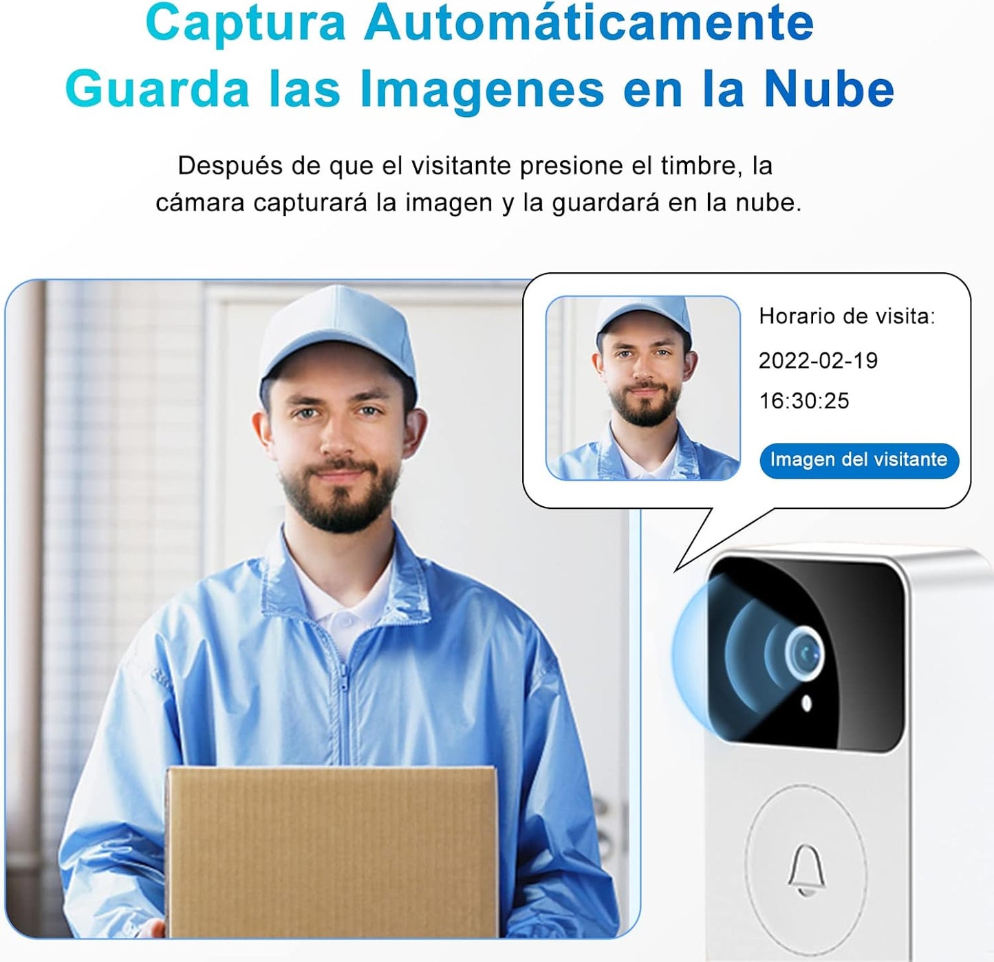 Timbre Inalámbrico con Cámara HD