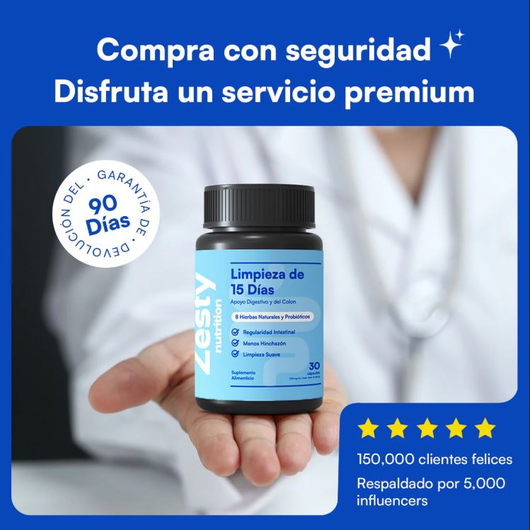 Zesty Nutrition™:15 días para un estómago ligero y lleno de energía