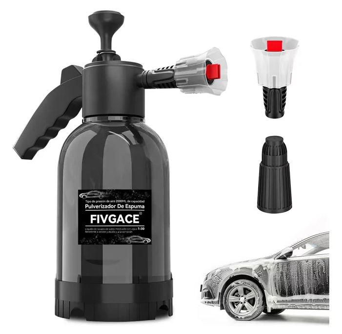 Pulverizador de Espuma 2L FIVGACE – Ahorra Agua, Tiempo y Energía en Cada Lavado 💧⏱️
