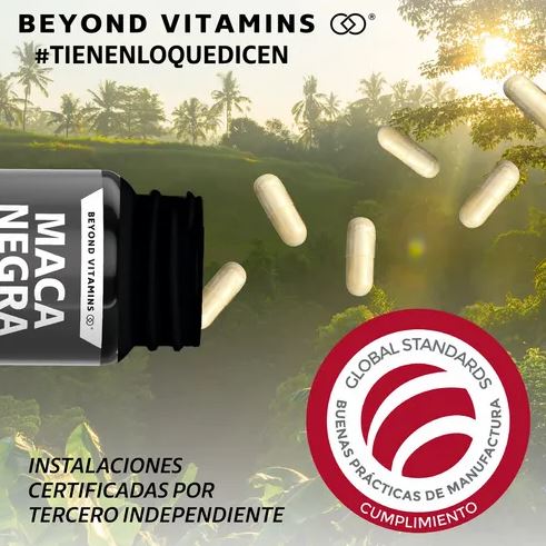 Maca Negra Beyond: Maca Negra 100% Orgánica: Energía, Concentración y Bienestar Natural