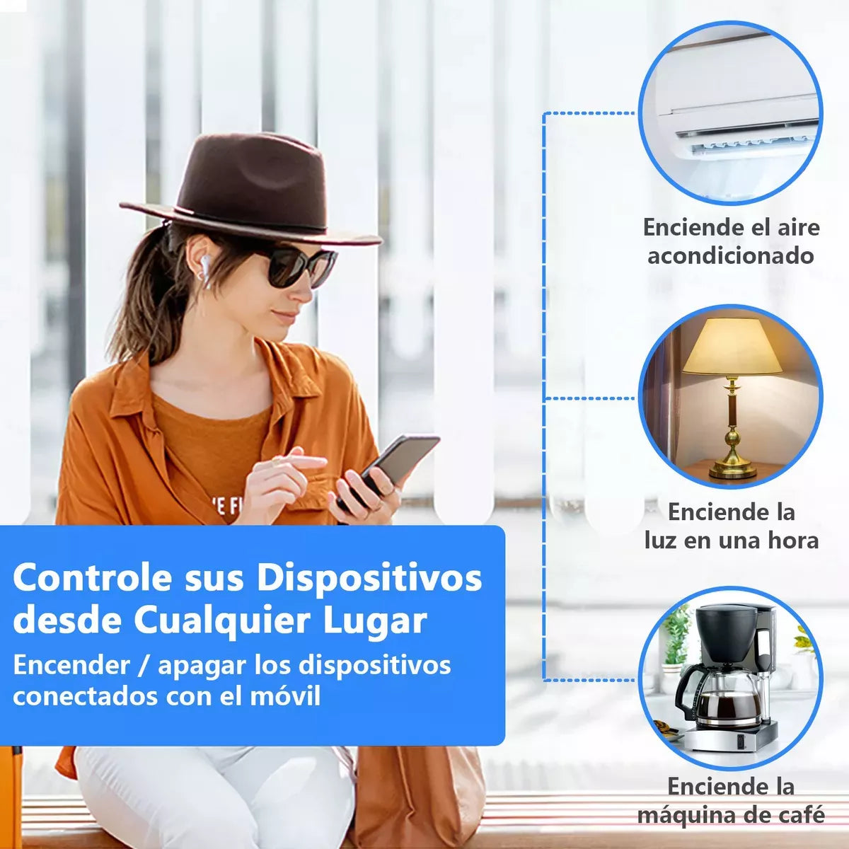 Pack de 2 Enchufes Inteligentes Smart Plug - Alexa - Google Home