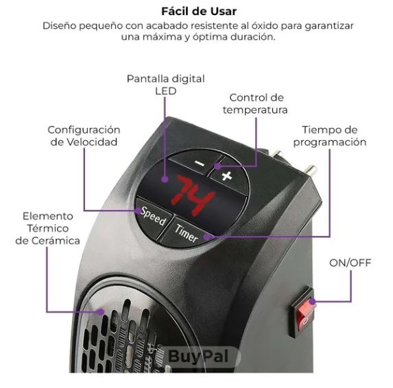 Calefast™:Calor acogedor donde lo necesites 🔥