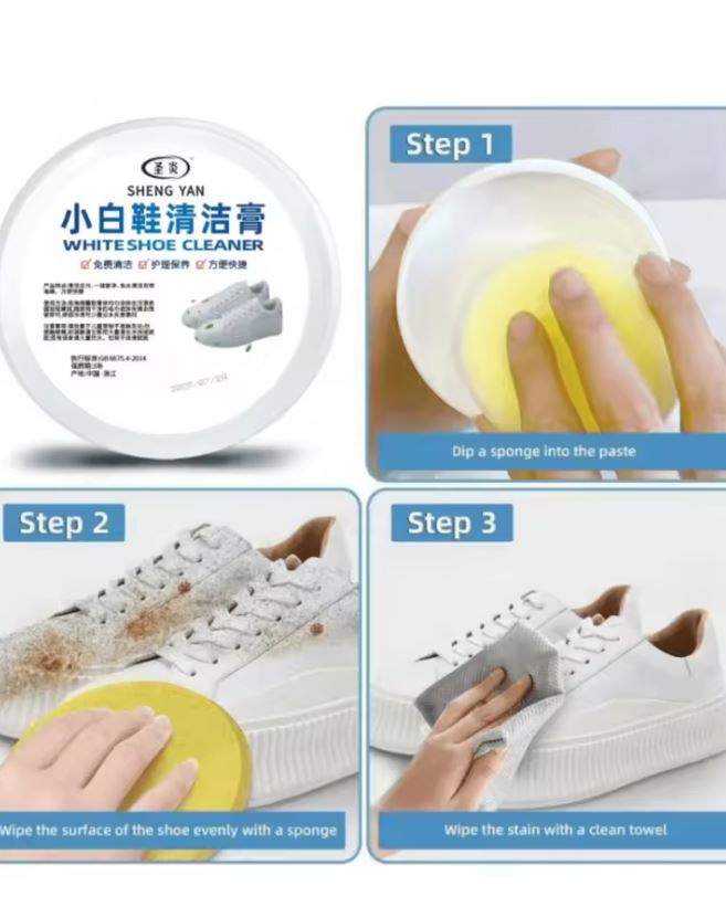 ShoeBright™:Crema Limpiadora Express para Zapatos