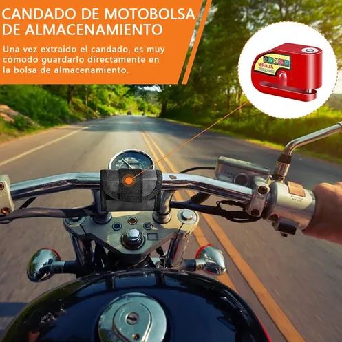 SteelGuard X: Pequeño, potente e infalible. ¡Tu mejor guardia personal!🏍️