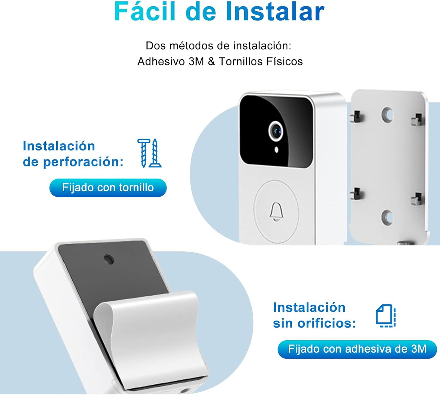 Timbre Inalámbrico con Cámara HD