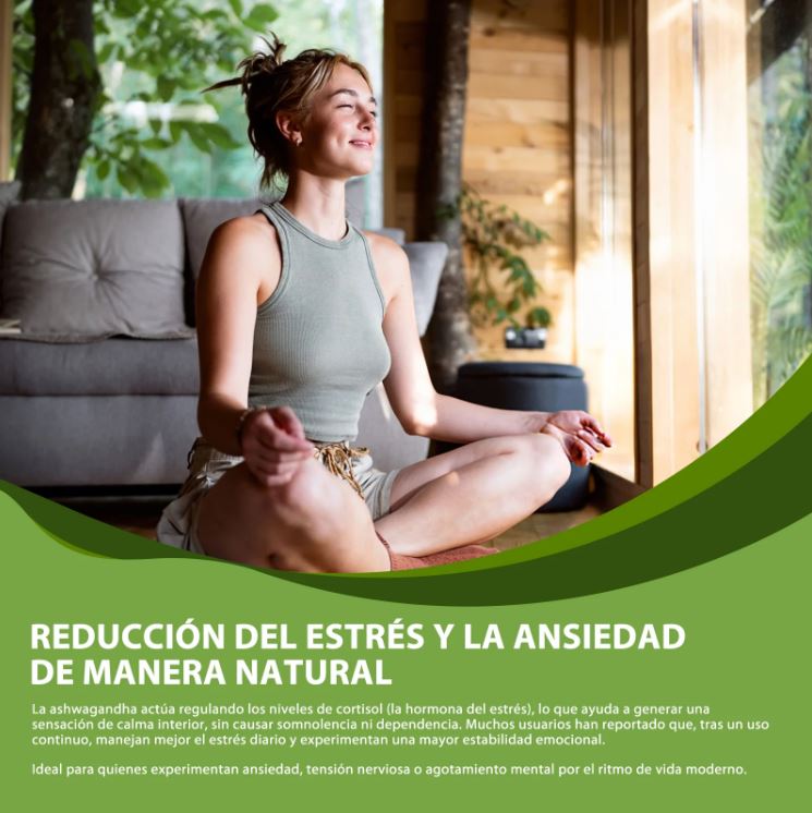 AshwaPower™:Duerme mejor, despierta con más vitalidad y foco cada día
