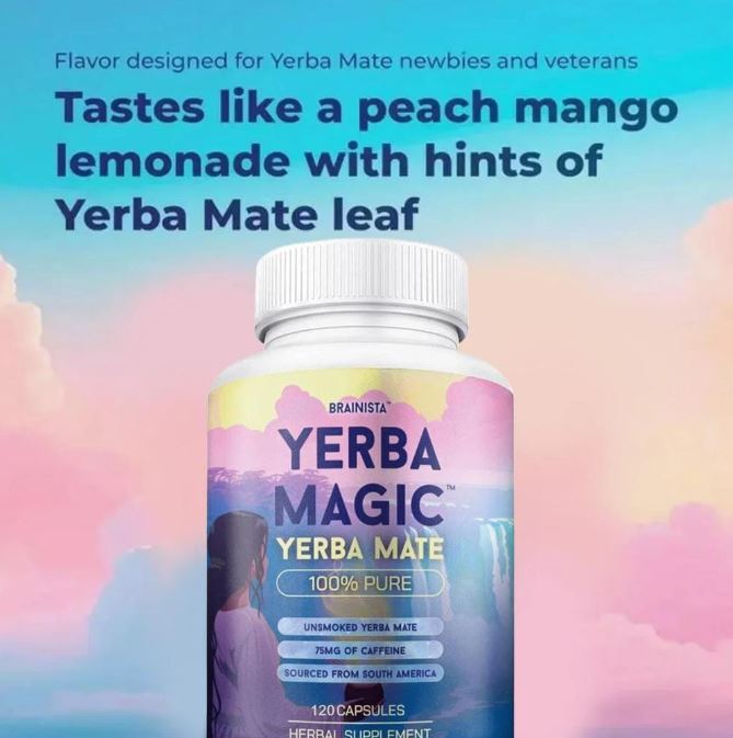 Yerba Magic™:Claritad Mental + Energía Natural en Cada Cápsula