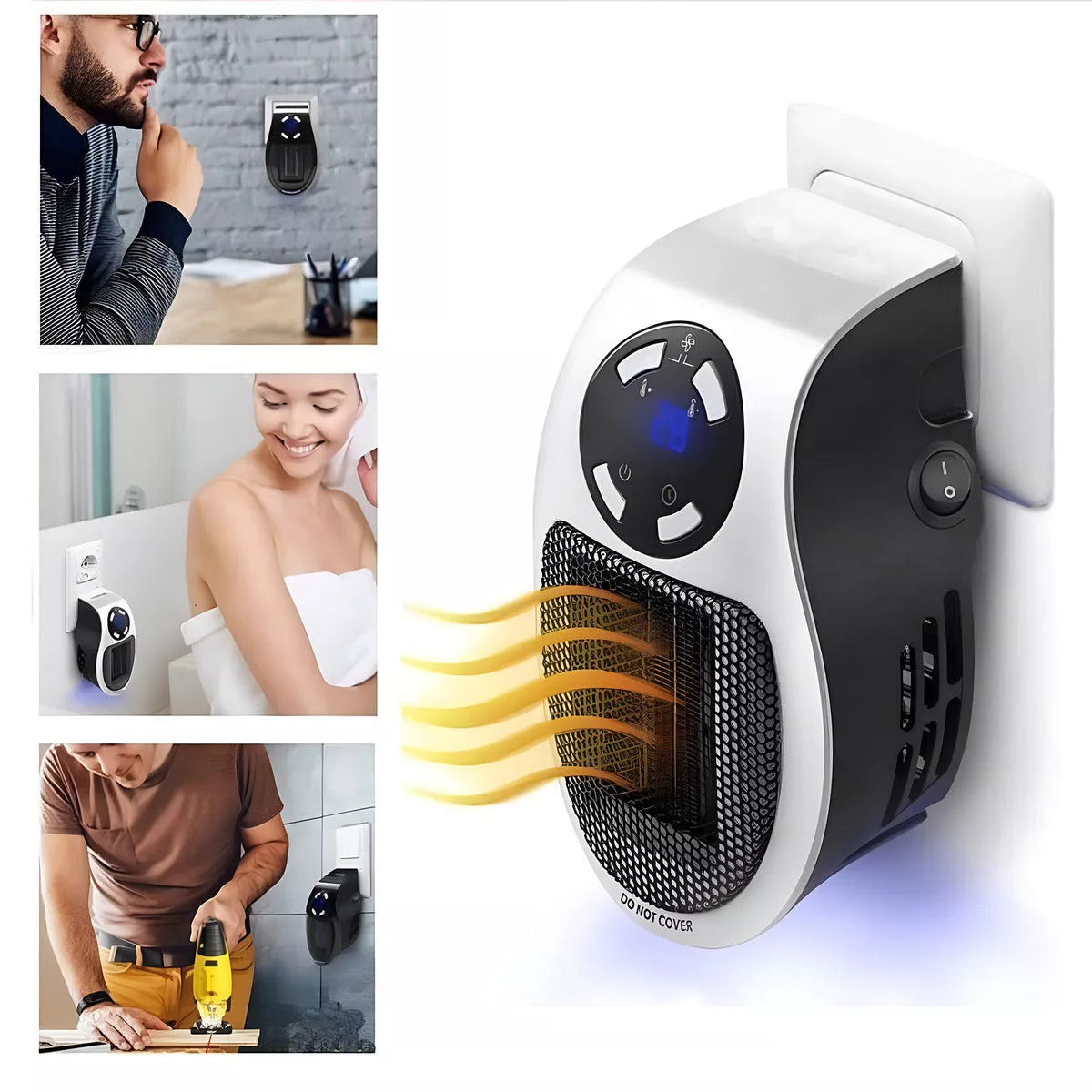 Calefactor con CONTROL REMOTO 🖲️ 500W🌡️ Portable Heater