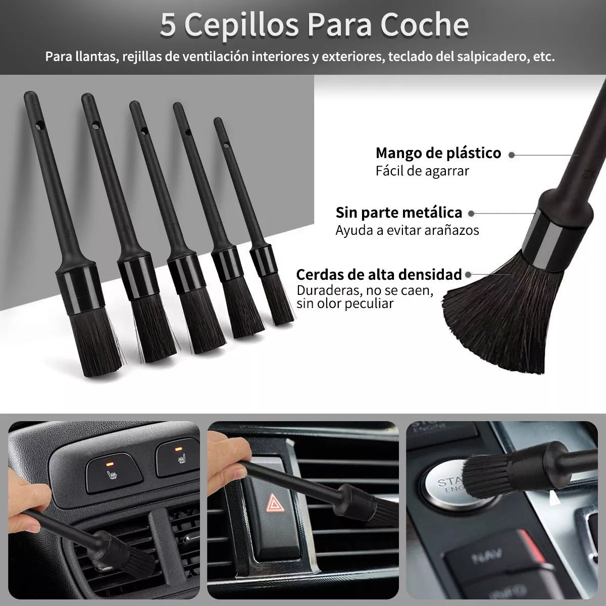 KIT de limpieza profesional para AUTO – 23 PIEZAS para un acabado impecable
