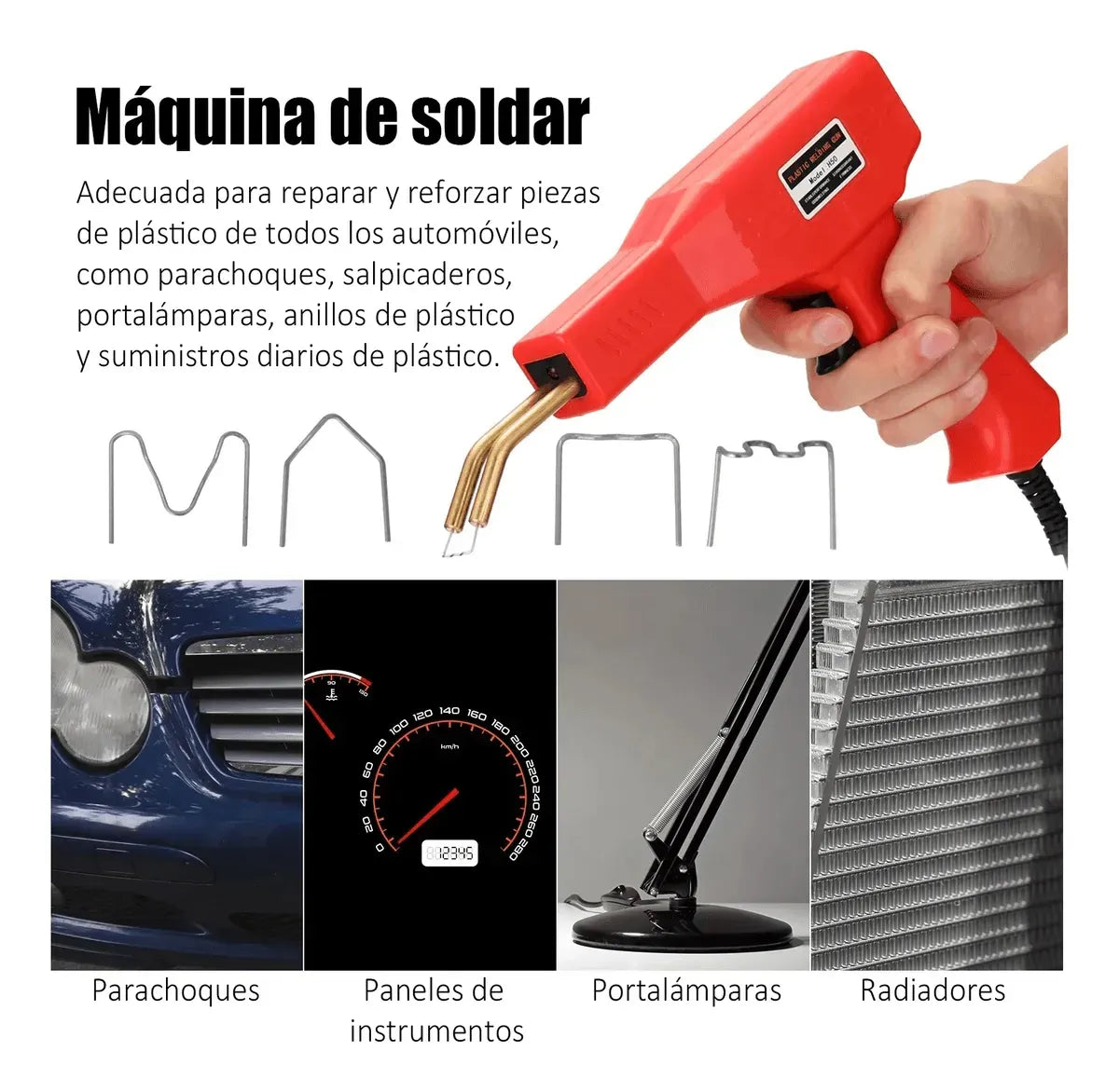 Soldadora Plástica 150W – Repara Parachoques y Plásticos en Minutos