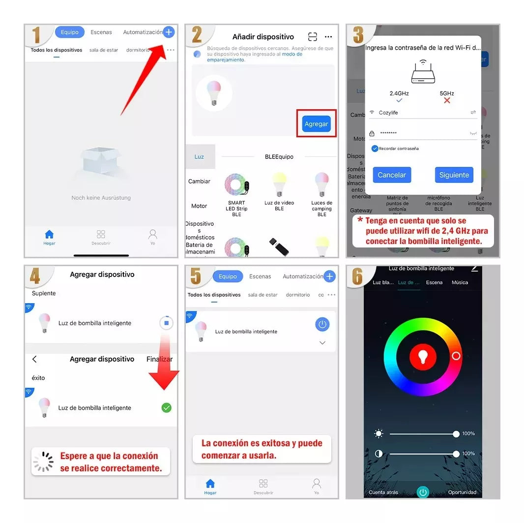 Foco Led Inteligente WIFI RGB