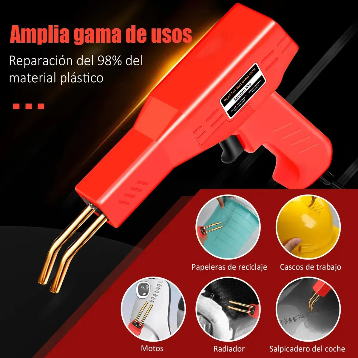 Soldadora Plástica 150W – Repara Parachoques y Plásticos en Minutos
