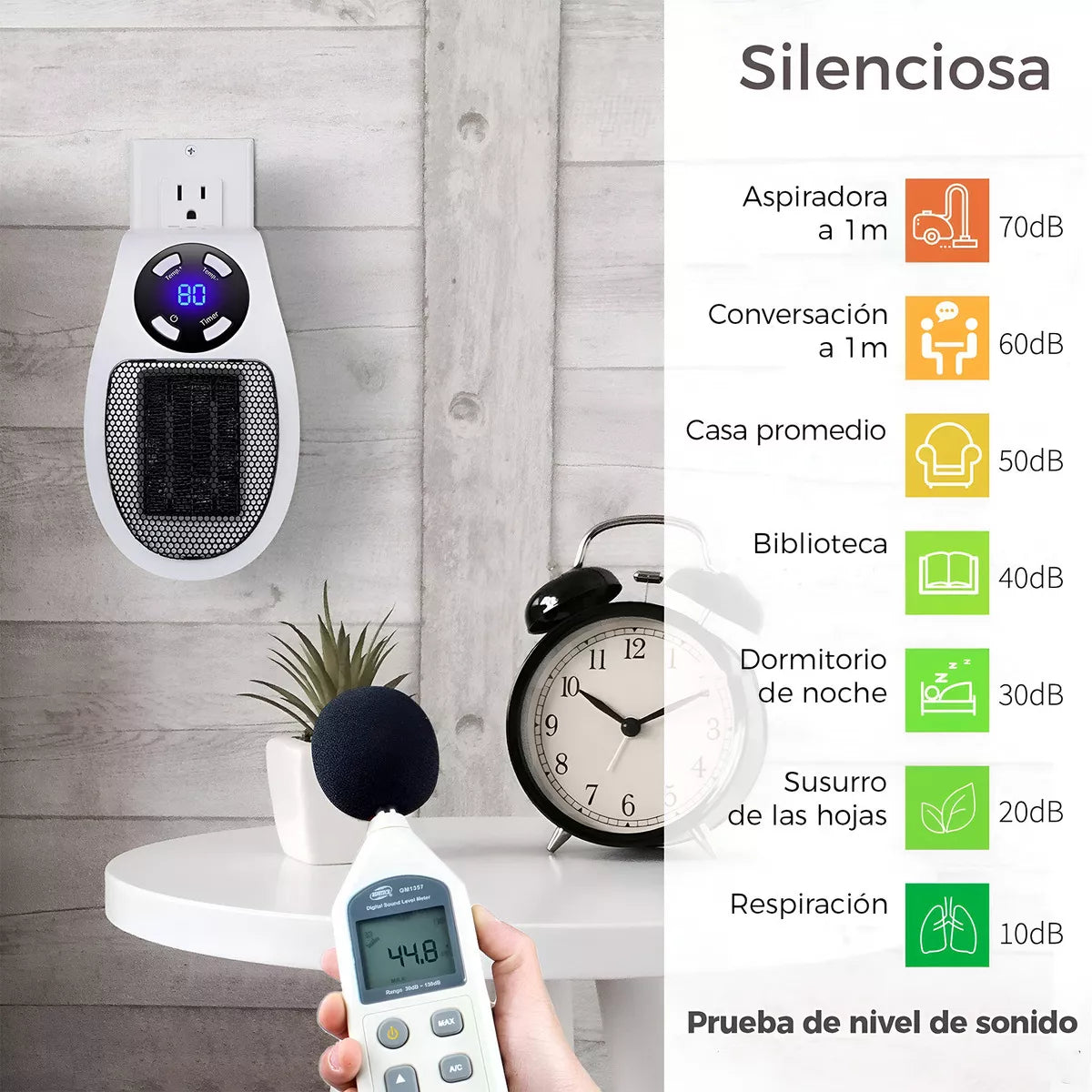 Calefactor con CONTROL REMOTO 🖲️ 500W🌡️ Portable Heater