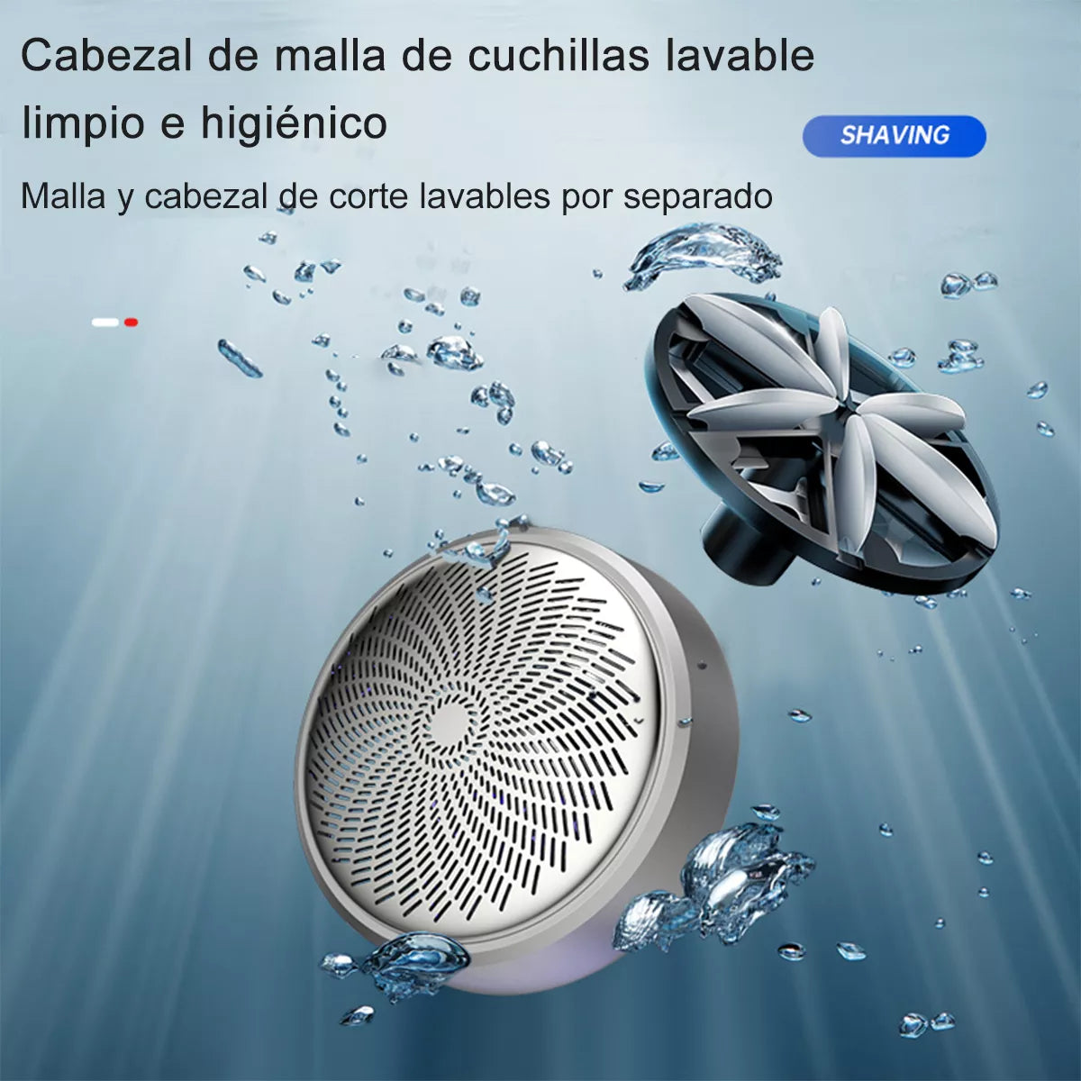 Afeitadora RECARGABLE 💈 Portátil Lavable Inalámbrica Usb