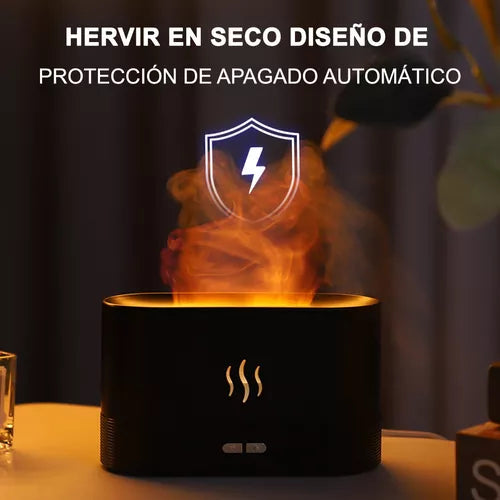 Difusor De Aroma Luz Llama 3d